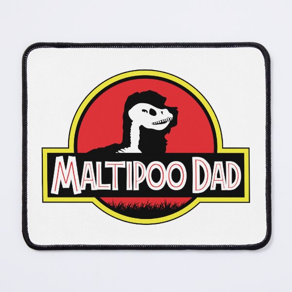 Item preview, (For Bright Background) Jurassic Maltipoo Dad designed and sold by More Cute Dogs.