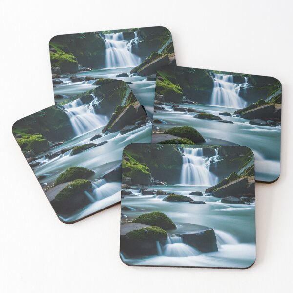 Item preview, Beautiful jungle waterfall in amazone forest designed and sold by RK - Shop.