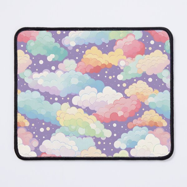 Item preview, Fluffy rainbow clouds designed and sold by CactusPan.