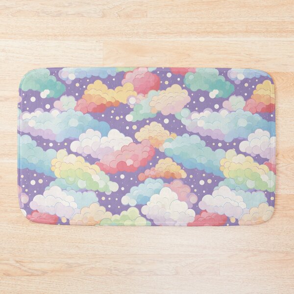 Item preview, Fluffy rainbow clouds designed and sold by CactusPan.