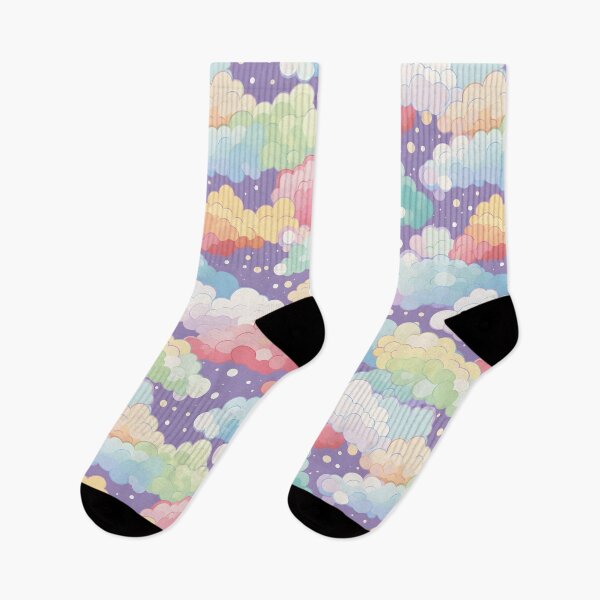 Item preview, Fluffy rainbow clouds designed and sold by CactusPan.