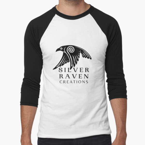 Silver Raven Creations Baseball ¾ Sleeve T-Shirt