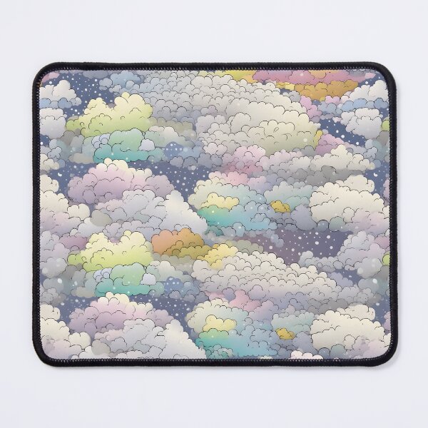 Item preview, Snowy colourful clouds designed and sold by CactusPan.