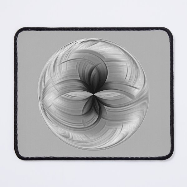 Item preview, Gray and white fractal floral design designed and sold by KRFNatureGifts.