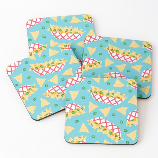 Item preview, nachos - teal designed and sold by littlearrow.