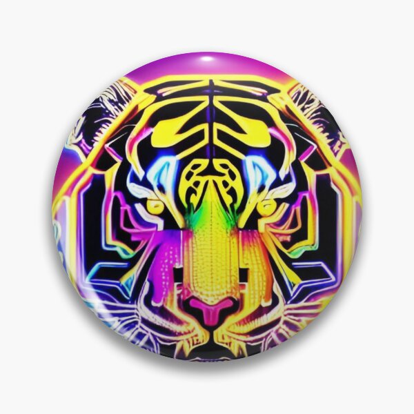 Item preview, Trippy Psychedelic Neon Tigers 15 designed and sold by Benito Del Ray.