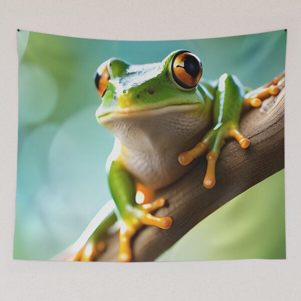 Item preview, Tree frog on a branch designed and sold by RK - Shop.
