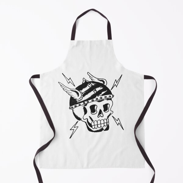 Item preview, old skull tattoo flash designed and sold by iamtrad.