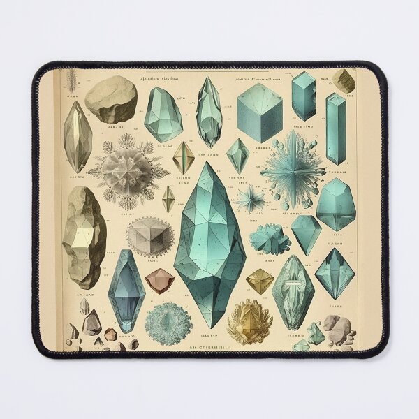 Item preview, Blue magic crystals infinity stones scientist vintage poster designed and sold by Sunchildprints.