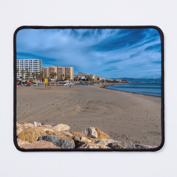 Item preview, Benalmadena Beach Playa de Fuente Salud view to Carihuela and Torremolinas Spain Costa del Sol designed and sold by acceleratorhams.