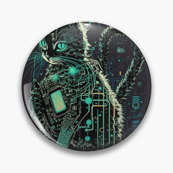 Item preview, Ccc3c_Cyberpunk Cat_31 designed and sold by CritterCuties.