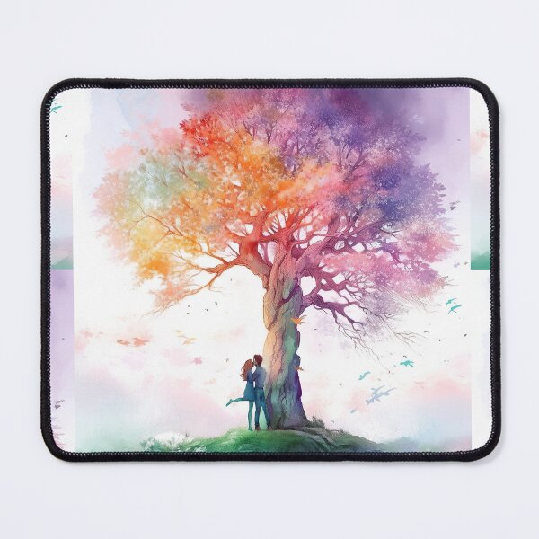 Item preview, Watercolor Magic trees collection artwork #7 designed and sold by LollyShineART.