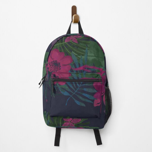 Item preview,  NAVY BLUE TROPICAL FLOWERS designed and sold by NEWGARDEN STUDIO.