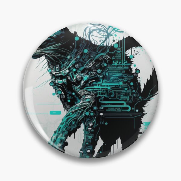 Item preview, Ccc3c_Cyberpunk Cat_32 designed and sold by CritterCuties.