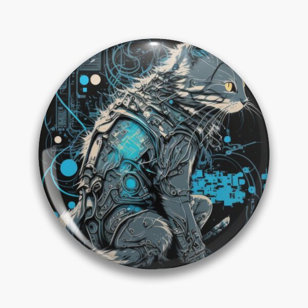 Item preview, Ccc3c_Cyberpunk Cat_35 designed and sold by CritterCuties.