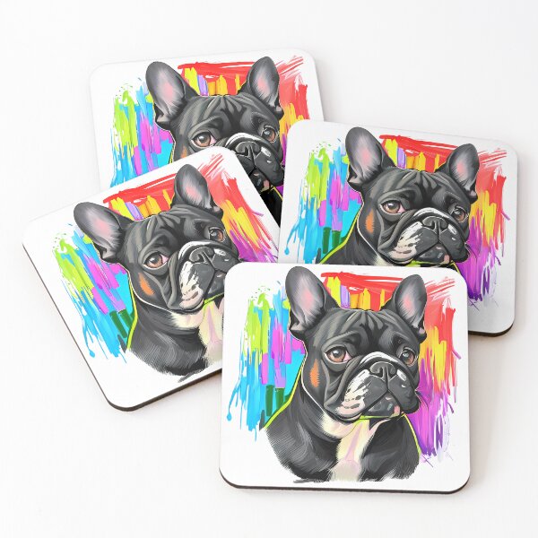 Item preview, Adopt Fergus: The Colorful Bulldog of Affection designed and sold by ArtsyInventor.