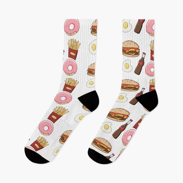 Item preview, Fast food set with burger designed and sold by Kroshkacahes.