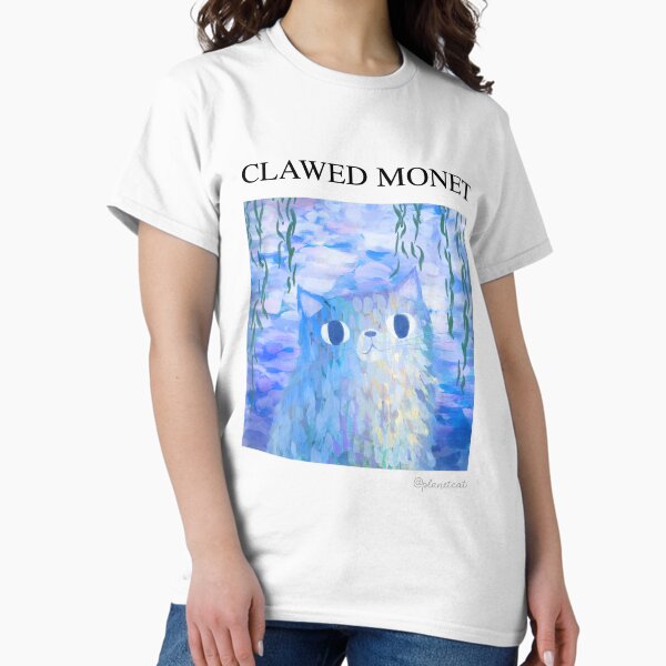 Item preview, Clawed Monet Artist Cat designed and sold by PlanetCatArt.