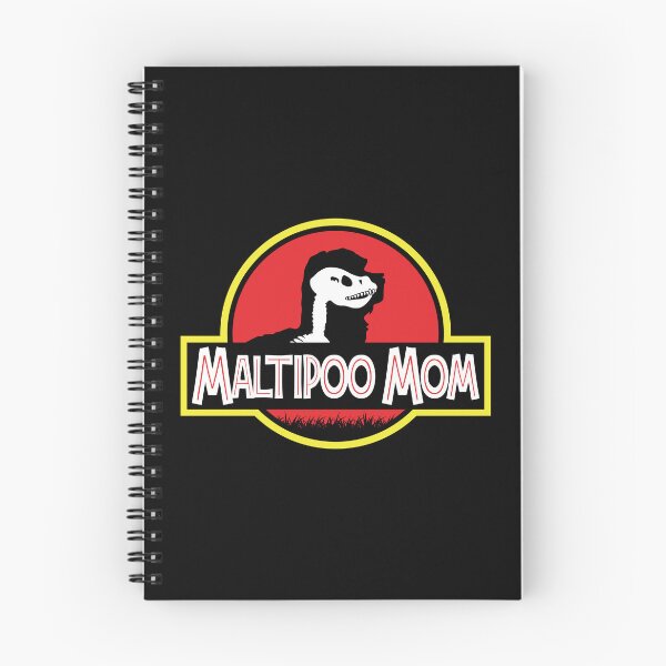 Item preview, (For Dark Background) Jurassic Maltipoo Mom designed and sold by More Cute Dogs.