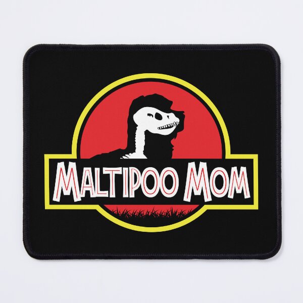 Item preview, (For Dark Background) Jurassic Maltipoo Mom designed and sold by More Cute Dogs.