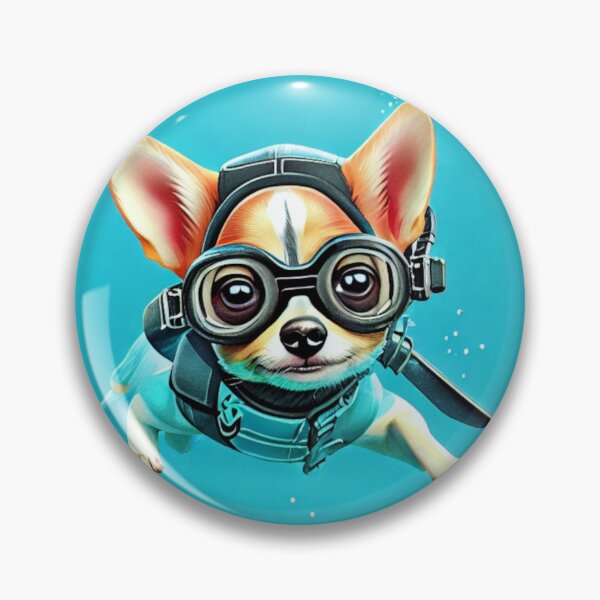Item preview, Chi the scuba diving Chihuahua 6 designed and sold by Dpe1974.