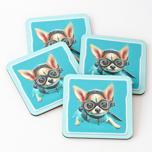 Item preview, Chi the scuba diving Chihuahua 6 designed and sold by Dpe1974.
