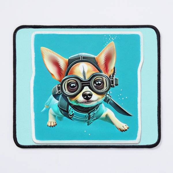 Item preview, Chi the scuba diving Chihuahua 6 designed and sold by Dpe1974.