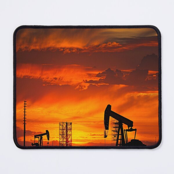 Item preview, pump jack sunset designed and sold by Leonardo M.