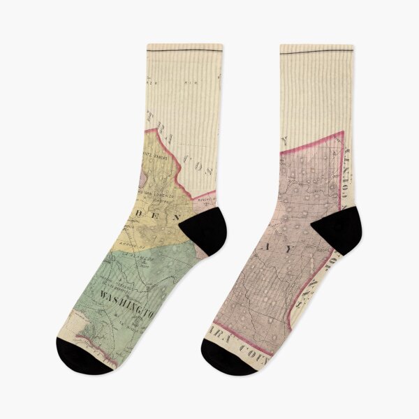 Item preview, Vintage Alameda County California Map (1878)  designed and sold by BravuraMedia.