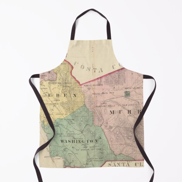 Item preview, Vintage Alameda County California Map (1878)  designed and sold by BravuraMedia.