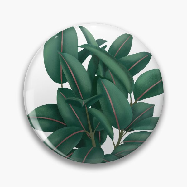 Artikelvorschau, Ficus Elastica in gelb gepunktetem Pflanzgefäß entworfen und verkauft von Ana Moguš.