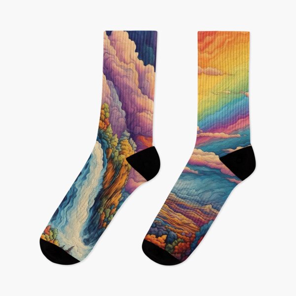 Item preview, Psicodélico Trippy Cascada Arco iris designed and sold by Matt's Artificial Nature.