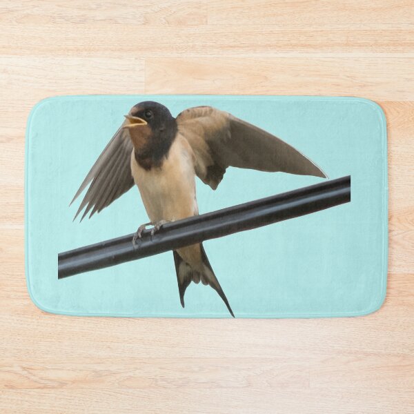 Item preview, Swallow On A Wire Wings Outstretched Cut Out designed and sold by taiche.