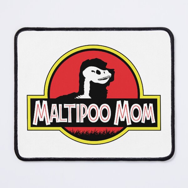 Item preview, (For Bright Background) Jurassic Maltipoo Mom designed and sold by More Cute Dogs.