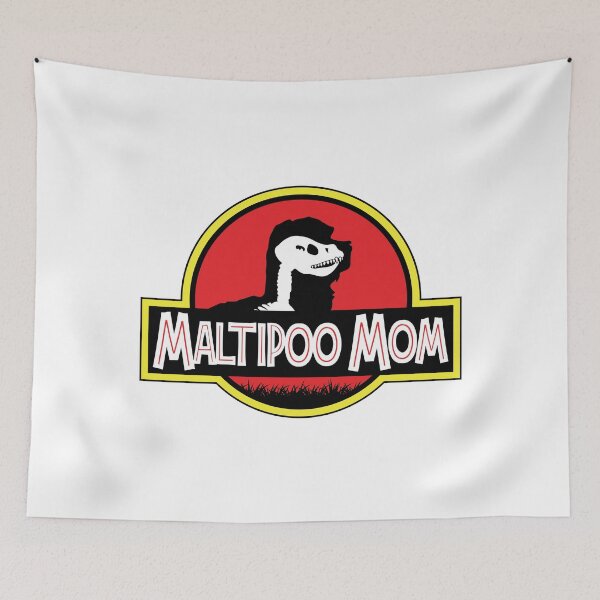 Item preview, (For Bright Background) Jurassic Maltipoo Mom designed and sold by More Cute Dogs.