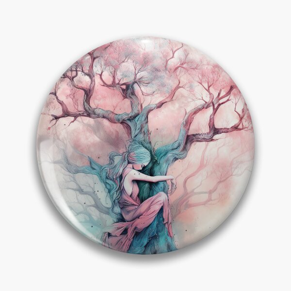Item preview, Watercolor Magic trees collection artwork #8 designed and sold by LollyShineART.