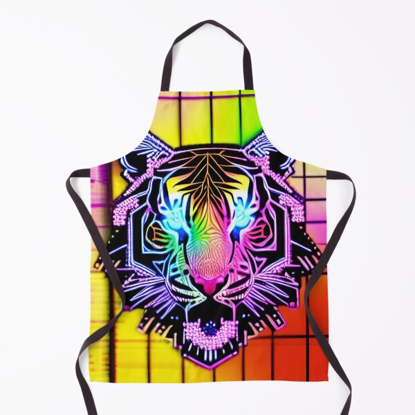 Item preview, Trippy Psychedelic Neon Tigers 16 designed and sold by Benito Del Ray.
