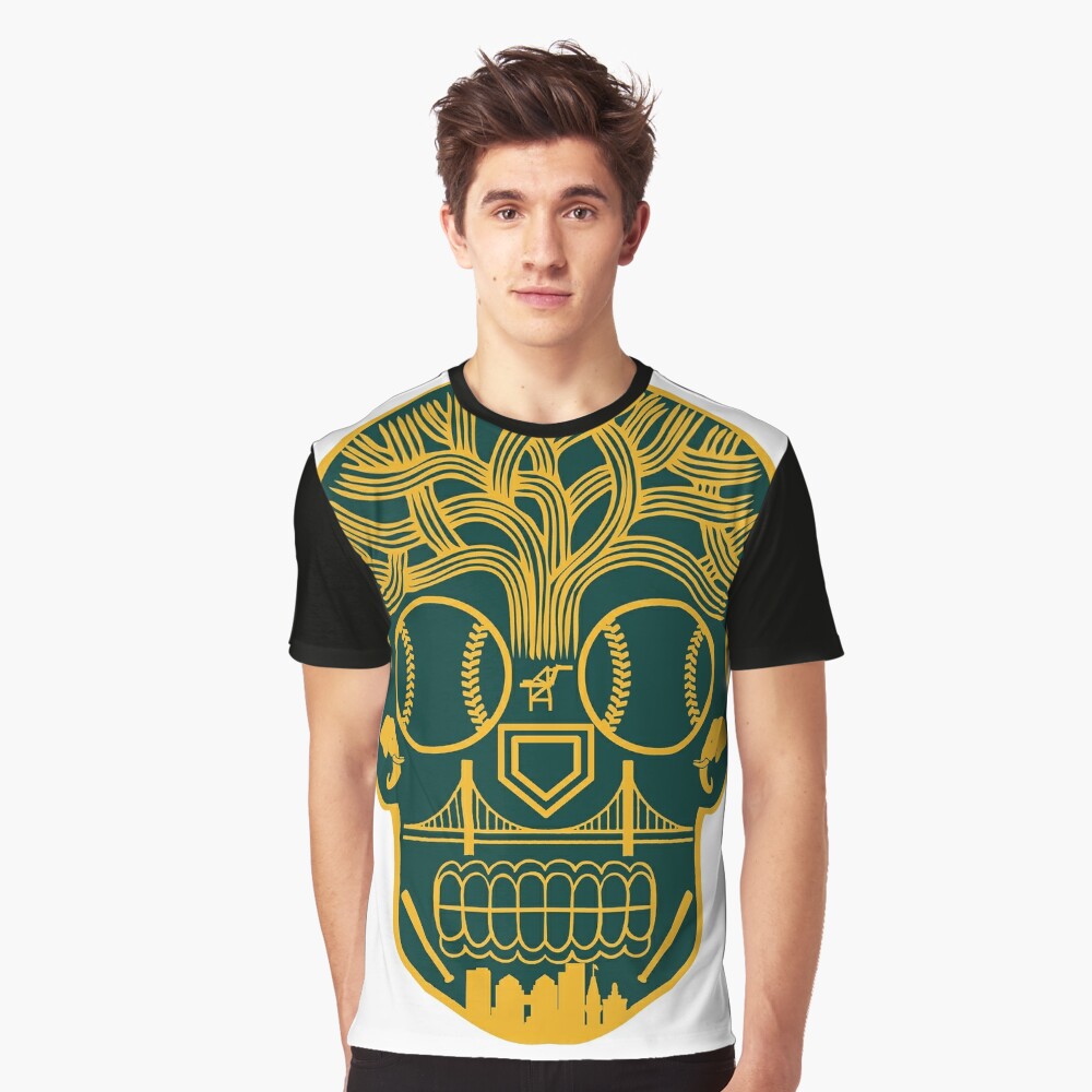 Oakland Sugar Skull Essential T-Shirt for Sale by StickyHenderson