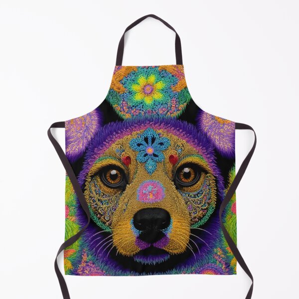 Item preview, Trippy Dog Flowers DMT Hippie Style designed and sold by Aaron2610.