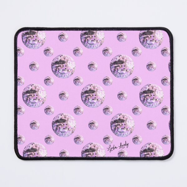 Item preview, Disco ball pattern pastel pink- purple background designed and sold by Studio Lydia  Lovely.