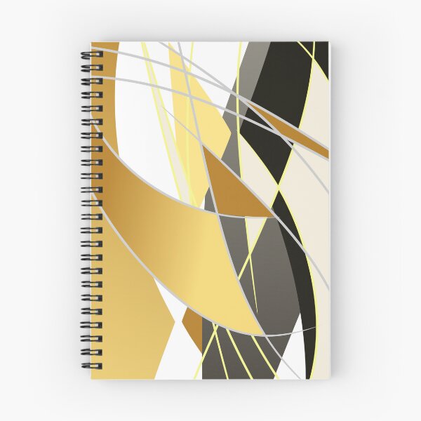 Item preview, Elegant abstract artwork painting black and gold with lines designed and sold by bunterkunt.
