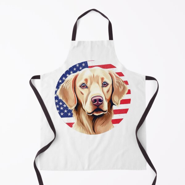 Item preview,  Gabriel, the patriotic Golden Retriever. designed and sold by Alanna Rose Realm.