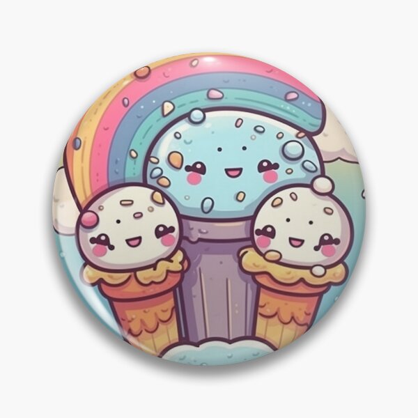 Item preview, Happy Rainbow Ice Cream designed and sold by grumpydonut.