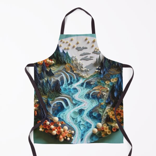 Item preview, Paper Quilled Waterfall and River designed and sold by Matt's Artificial Nature.