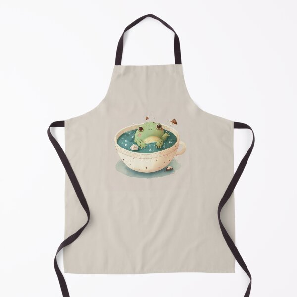 Item preview, Cute frog in a teacup designed and sold by Sunchildprints.
