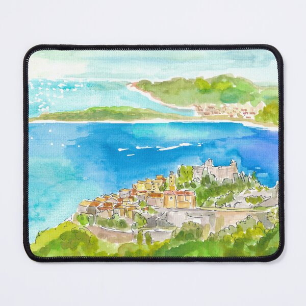 Item preview, French Riviera Coast with Islands and Peninsula and Cote d'Azur Dreams designed and sold by artshop77.