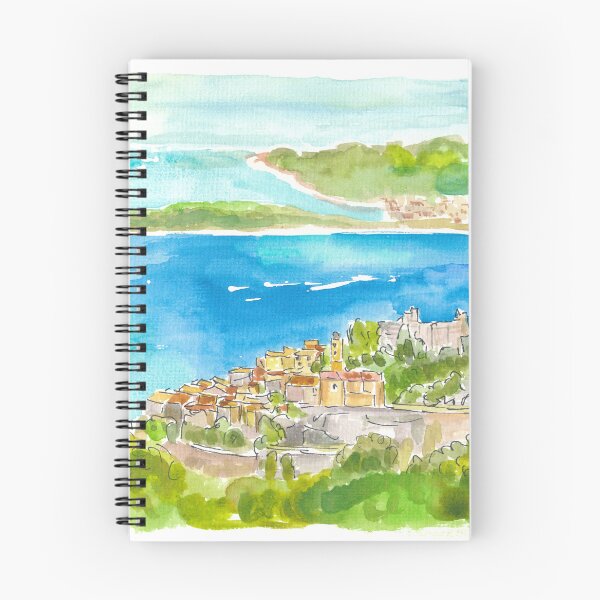 Item preview, French Riviera Coast with Islands and Peninsula and Cote d'Azur Dreams designed and sold by artshop77.