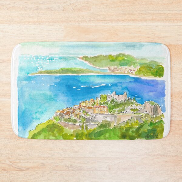 Item preview, French Riviera Coast with Islands and Peninsula and Cote d'Azur Dreams designed and sold by artshop77.
