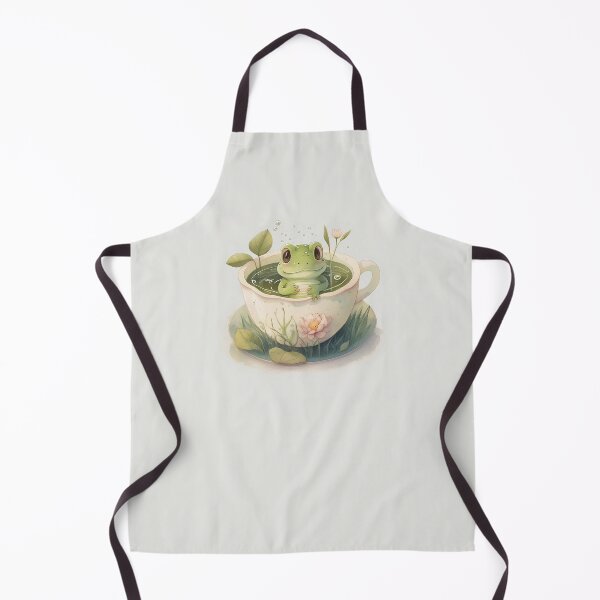 Item preview, Cute baby animal in frog teacup designed and sold by Sunchildprints.
