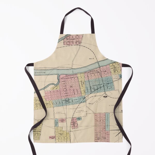Item preview, Vintage Albany OR Map (1890) designed and sold by BravuraMedia.